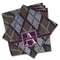 Knit Argyle Cloth Napkins (Set of 4) (Personalized)