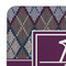 Knit Argyle Coaster Set - DETAIL