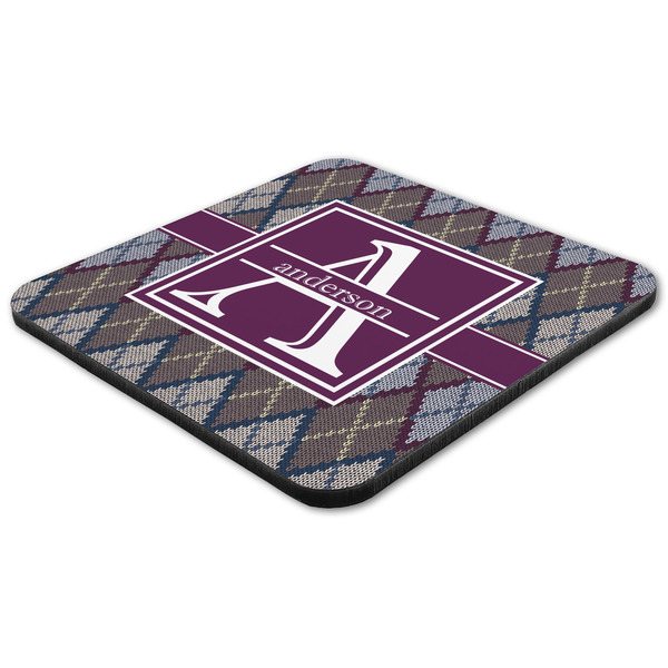 Knit Argyle Coaster Set - FLAT (one)