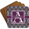 Knit Argyle Coaster Set (Personalized)