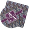 Knit Argyle Rubber Backed Coaster (Personalized)