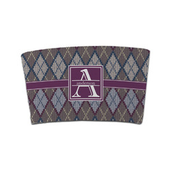 Knit Argyle Coffee Cup Sleeve (Personalized)