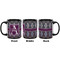 Knit Argyle Coffee Mug - 11 oz - Black APPROVAL