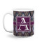 Knit Argyle Coffee Mug - 11 oz - White
