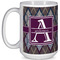 Knit Argyle Coffee Mug - 15 oz - White Full