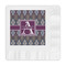 Knit Argyle Embossed Decorative Napkins (Personalized)