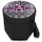 Knit Argyle Collapsible Personalized Cooler & Seat (Closed)