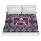 Knit Argyle Comforter (King)