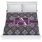 Knit Argyle Comforter (Queen)