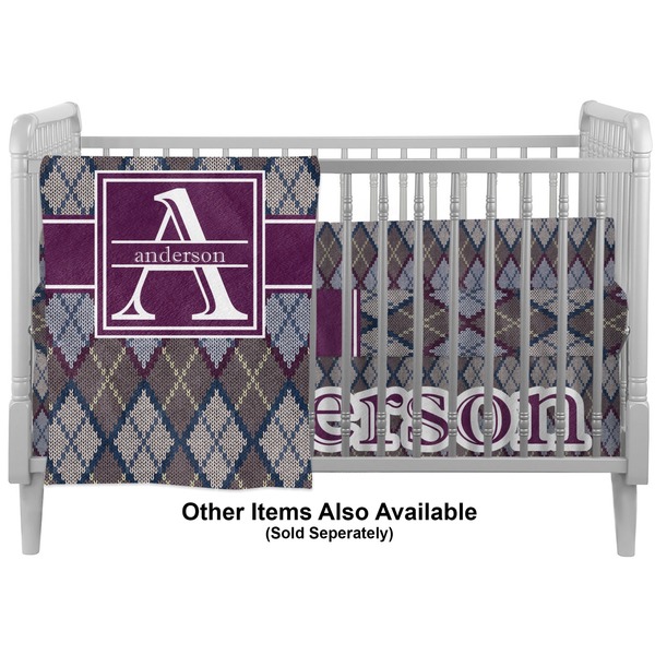 Knit Argyle Crib - Profile Sold Seperately