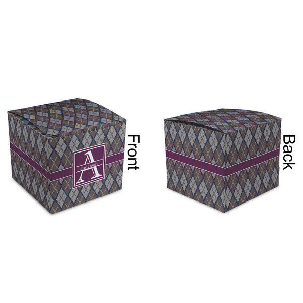 Knit Argyle Cubic Gift Box - Approval