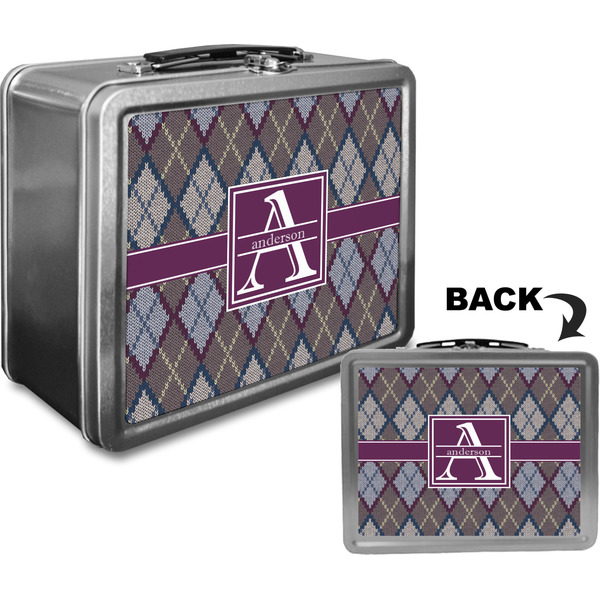 Knit Argyle Custom Lunch Box / Tin Approval