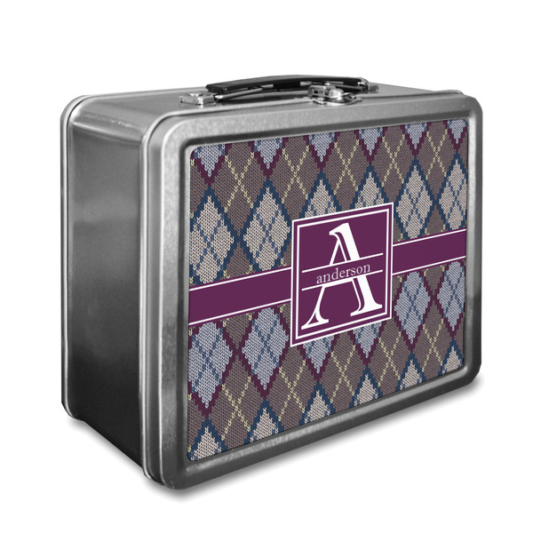 Custom Knit Argyle Lunch Box (Personalized)