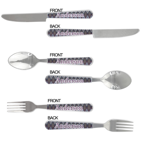 Knit Argyle Cutlery Set - APPROVAL