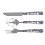 Knit Argyle Cutlery Set (Personalized)