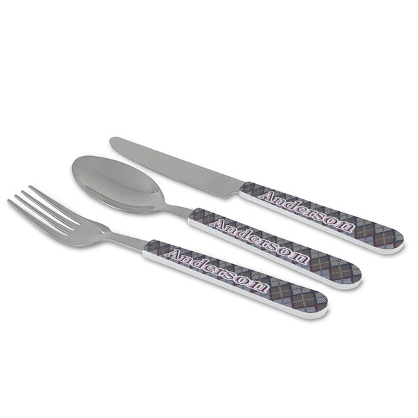 Knit Argyle Cutlery Set - MAIN