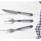Knit Argyle Cutlery Set - w/ PLATE
