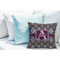 Knit Argyle Decorative Pillow Case - LIFESTYLE 2
