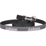 Knit Argyle Dog Leash (Personalized)