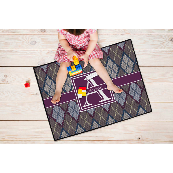 Knit Argyle Door Mats - LIFESTYLE kid