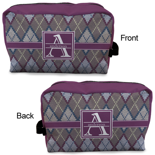 Knit Argyle Dopp Kit - Approval