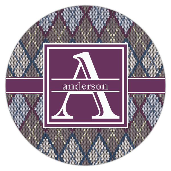 Knit Argyle Drink Topper - Large - Single