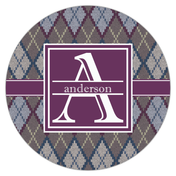 Knit Argyle Drink Topper - Small - Single