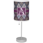 Knit Argyle Lamp with Drum Shade (Personalized)