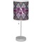 Knit Argyle Drum Lampshade with base included