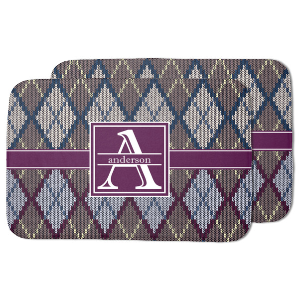 Knit Argyle Drying Dish Mat - MAIN