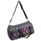 Knit Argyle Duffle bag with side mesh pocket