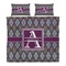 Knit Argyle Duvet Cover Set - King - Alt Approval