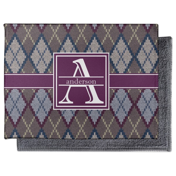 Knit Argyle Electronic Screen Wipe - Flat