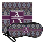 Knit Argyle Eyeglass Case & Cloth (Personalized)