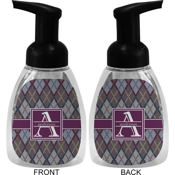 Knit Argyle Foam Soap Bottle (Front & Back)