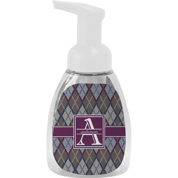 Custom Knit Argyle Foam Soap Bottle (Personalized)