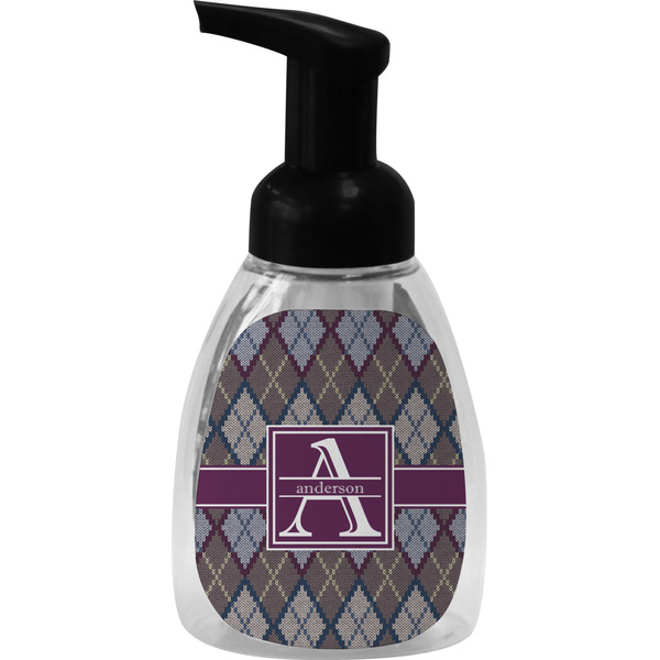Knit Argyle Foam Soap Bottle