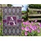Knit Argyle Garden Flag - Outside In Flowers