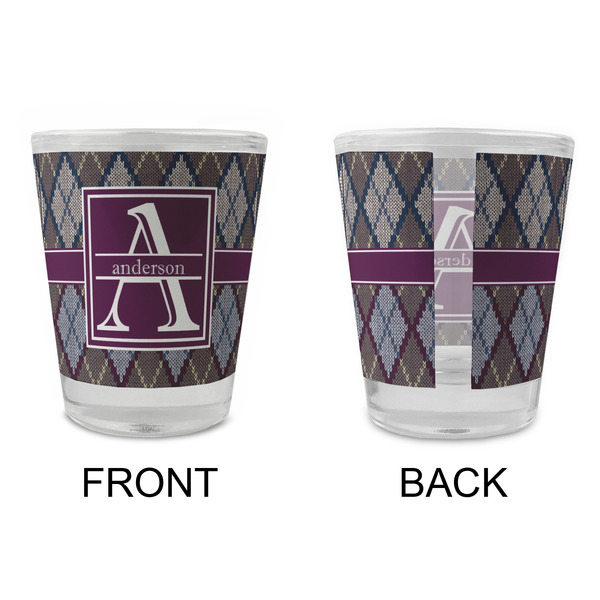 Knit Argyle Glass Shot Glass - Standard - APPROVAL