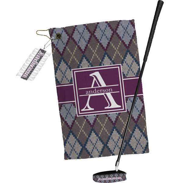 Knit Argyle Golf Gift Kit (Full Print)