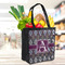 Knit Argyle Grocery Bag - LIFESTYLE