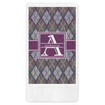 Knit Argyle Guest Towels - Full Color (Personalized)