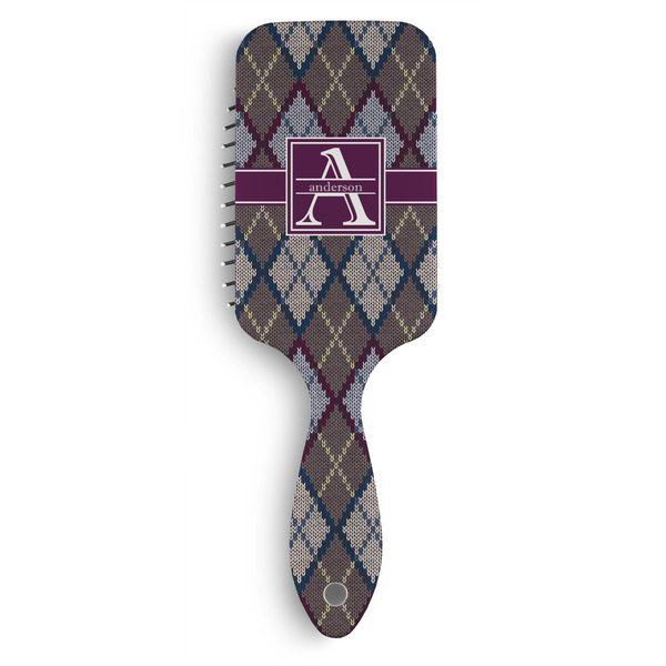 Custom Knit Argyle Hair Brushes (Personalized)