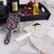 Knit Argyle Hair Brush - With Hand Mirror