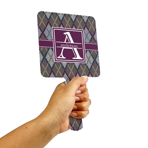 Knit Argyle Hand Mirrors - Alt View