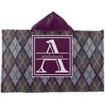 Knit Argyle Kids Hooded Towel (Personalized)
