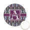 Knit Argyle Printed Cookie Topper - 2.15" (Personalized)