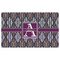 Knit Argyle Indoor / Outdoor Rug - 3'x5' - Front Flat