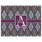 Knit Argyle Indoor / Outdoor Rug - 6'x8' - Front Flat