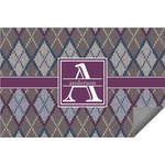 Knit Argyle Indoor / Outdoor Rug - 2'x3' (Personalized)